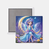 妖精 – 青い磁石 マグネット (正面/裏面)