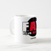 妖精! - F@#KすべてのYall! コーヒーマグカップ (正面左)