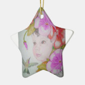 妖精Babysの初めてのクリスマス セラミックオーナメント (左)