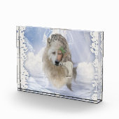 妖素晴らし精とポーラーベアと雪 フォトブロック (右)