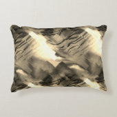 妙な抽象芸術モザイク音 アクセントクッション (正面)