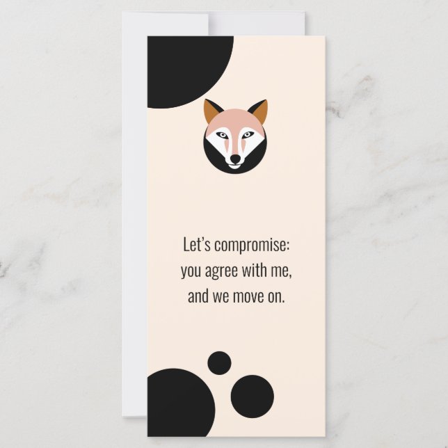 「妥協しよう」ブックマーク – JからG (正面)