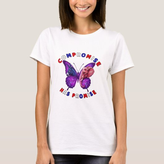 妥協には希望がある Tシャツ (正面)