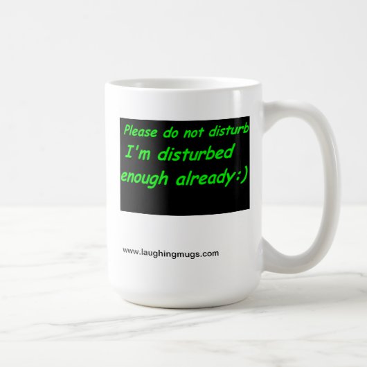 妨げられたマグ コーヒーマグカップ (右)