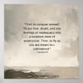 妨げられない ポスター (正面)