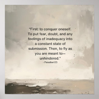 妨げられない ポスター