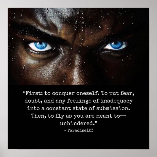 妨げられない ポスター (正面)