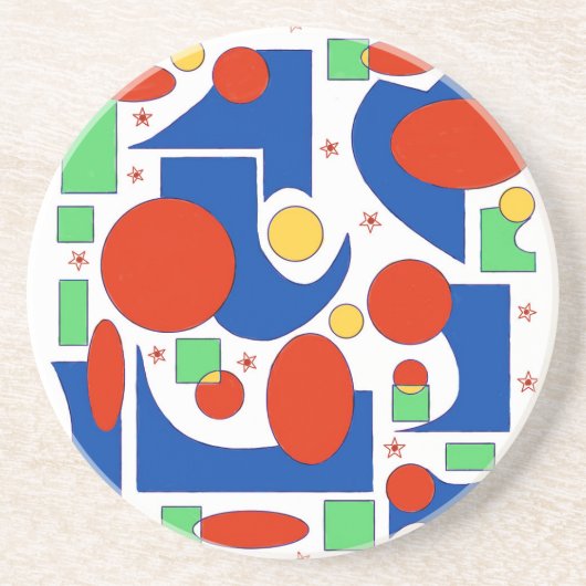 妨害砂岩セラミックコースター コースター (正面)