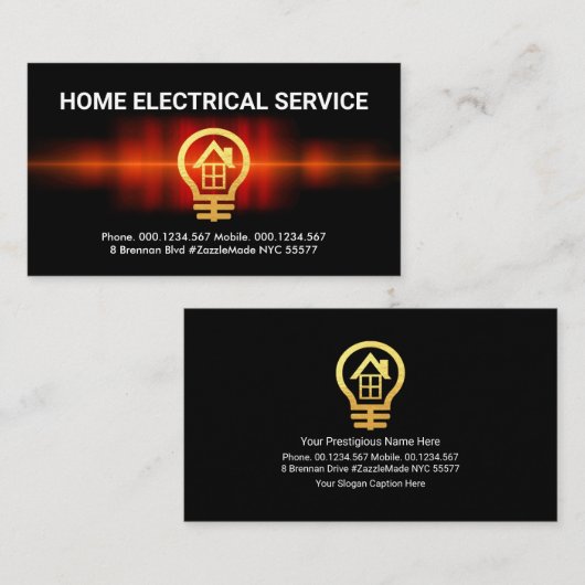 妨害電波電気技師 名刺 (正面/裏面)