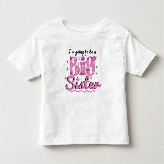 妹が産まれるTシャツ トドラーTシャツ (正面)