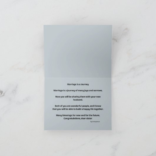 妹が結婚する カード (内部)