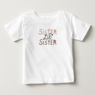 妹ちゃんTシャツ。姉ちゃんTシャツの相棒 ベビーTシャツ