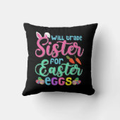 妹と引き換えにイースターエッグが欲しい、ハッピーイースター クッション (裏面)