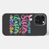 妹と引き換えにイースターエッグが欲しい、ハッピーイースター iPhoneケース (裏面横)
