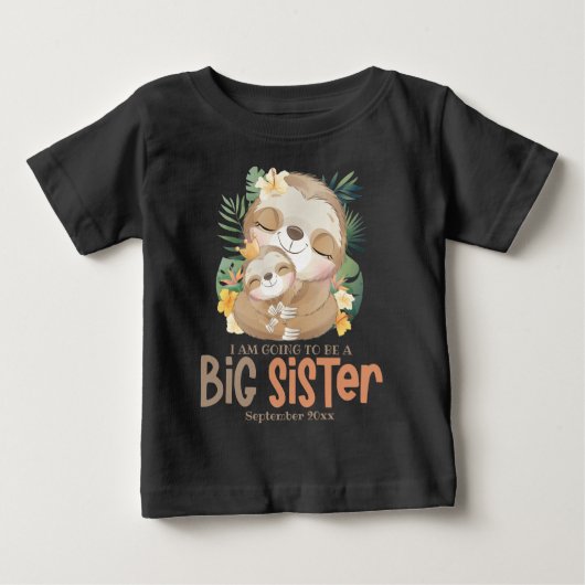 妹になるよ スライスのお知らせ ベビーTシャツ (正面)