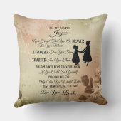 妹に合わせて クッション (裏面)