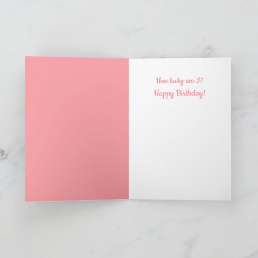 妹のかわいい誕生日 カード (内部)