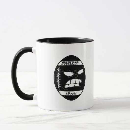 妹のための漫画のサッカーマグ マグカップ (左)