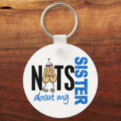 妹のナッツ1 BLUE キーホルダー (正面)