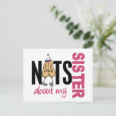 妹のナッツ1 Pink ポストカード (スタンド正面)