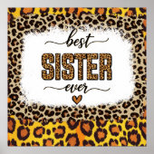 妹のヒョウ最高のの柄 ポスター (正面)