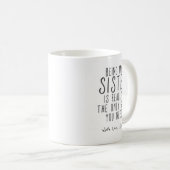 妹のマグで妹おもしろいのギフトマグ コーヒーマグカップ (正面右)