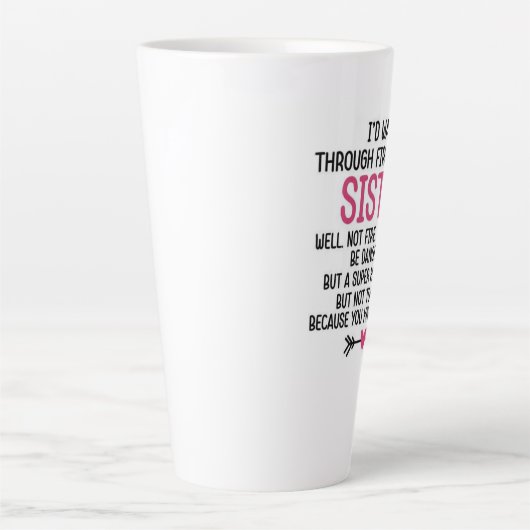 妹のマグの愛 カフェラテマグ (正面)