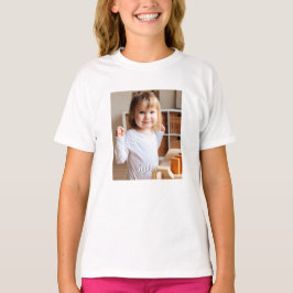 妹の写真と名前入り Tシャツ