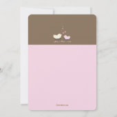 妹の写真の誕生の発表 案内状 (裏面)