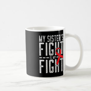妹の戦いは血がんで待ち受けている コーヒーマグカップ