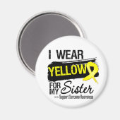 妹の肉腫リボン マグネット (正面/裏面)