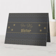 妹の誕生日カード