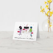 妹の誕生日パーティー カード (黄色い花)