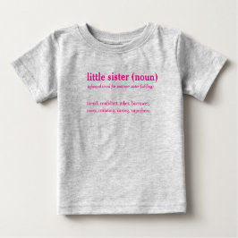 妹の辞書のカスタム定義Tシャツ ベビーTシャツ