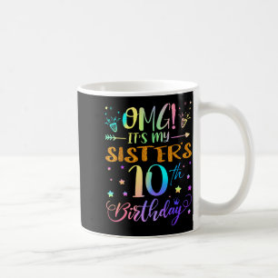 妹の10歳の誕生日だなんて!かわいい10歳児 コーヒーマグカップ