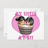 妹のBFFバス ポストカード (正面/裏面)