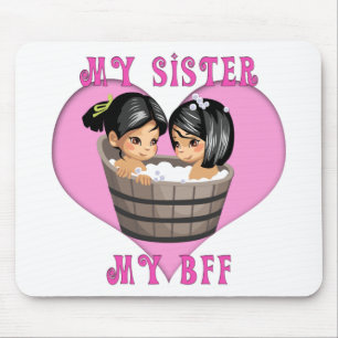 妹のBFFバス マウスパッド