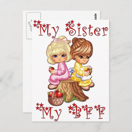 妹のBFF ポストカード (正面/裏面)