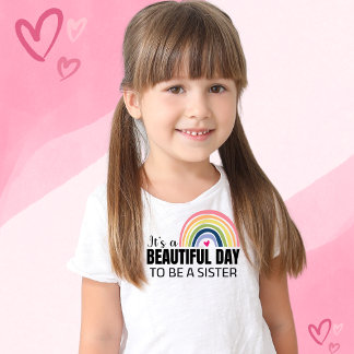 妹のTシャツになる美しい兄弟姉妹の日 Tシャツ