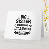 妹は兄気に弟を連れて行く カード (黄色い花)