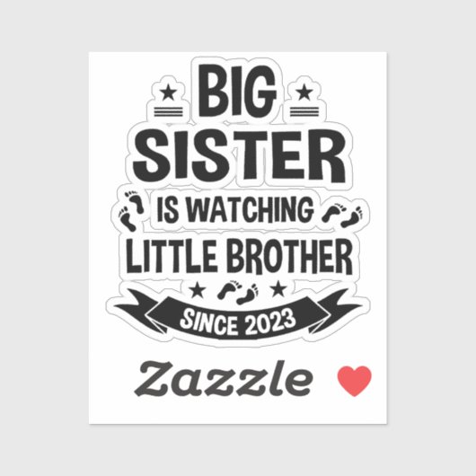 妹は兄気に弟を連れて行く シール (シート)