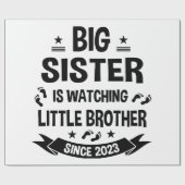 妹は兄気に弟を連れて行く ラッピングペーパー (フラット)