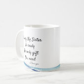 妹は本当に唯一のギフトが欲しい コーヒーマグカップ (正面左)