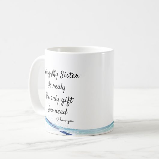 妹は本当に唯一のギフトが欲しい コーヒーマグカップ (正面左)