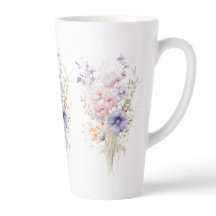 妹へのペーストルカラーの野の花束ギフト 名前入り