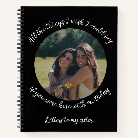 妹への手紙： Remembrance Journal ノートブック (正面)