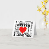 妹よ愛してる カード (黄色い花)