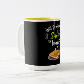 妹をクナファミームに連れて行おもしろいく ツートーンマグカップ (正面左)