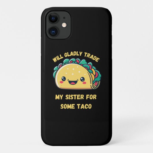 妹をタコスと交換 Case-Mate iPhoneケース (裏面)