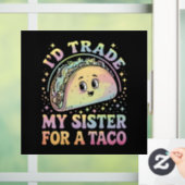 妹をタコ・シンコ・デ・マヨと交換する ウィンドウサイン (ホーム)